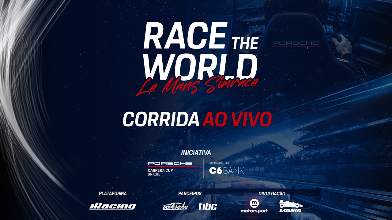 RACE THE WORLD - Le Mans SimRace - CORRIDA AO VIVO