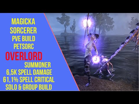 ESO Magicka Sorcerer PVE Build (Pet) - Overlord - Flames of Ambition