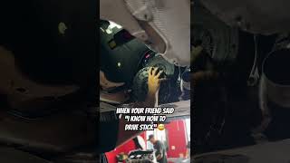 NEEDLESS TO SAY, HE’S NOT MY FRIEND NO MORE 🙅‍♂️ #STICKSHIFT #MANUAL #SUPRA #MK5SUPRA