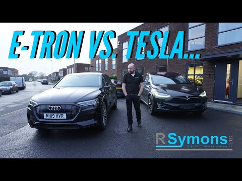 Audi E-Tron 55 review by a Tesla owner. Would I swap? Side by side comparison v Model X S 3