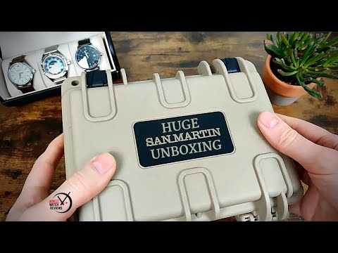 🤿 San Martin SN017-Q-35 Dive Watch 🌊 Unboxing & First Impressions #HWR