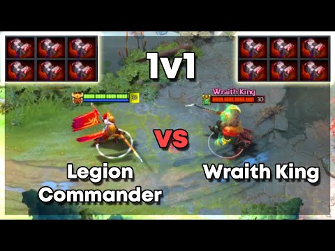 Legion Commander vs Wraith King with 6x Bashers | Level 30 Dota 2 1v1 | Who Will Win?