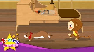 Pop! Goes the Weasel - Popular Nursery Rhyme animation - Baby song Karaoke ver.