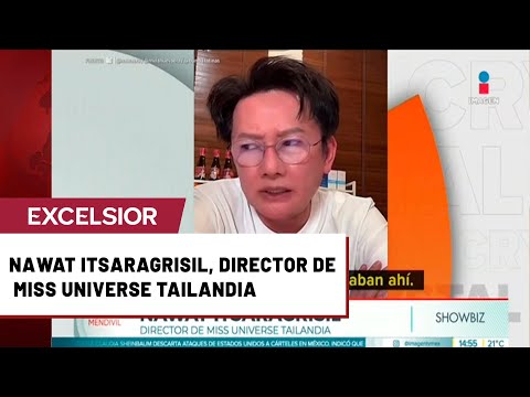 Director de Miss Universo que insultó a Fátima Bosch, se disculpa