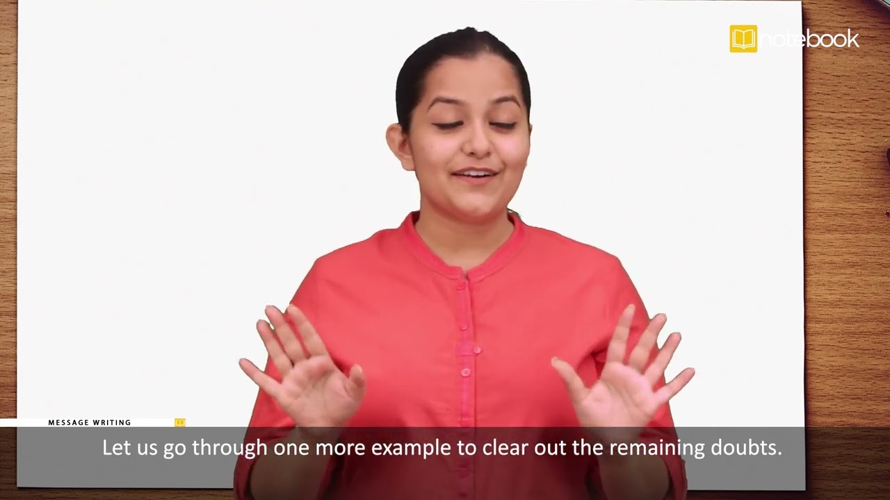 CBSE Class-7 English | Language | Message Writing