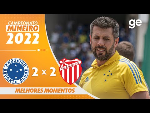 Gols e lances de Cruzeiro x Vila Nova-MG