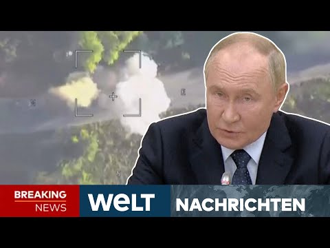 KRIEG IN UKRAINE: Weitreichende Waffen gegen Russland? Putin droht Nato mit Krieg | WELT LIVE