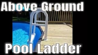 INTEX | Above Ground Pool Ladder  VINLYWORKS Pool Ladder for decks