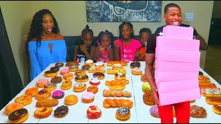 68 Donuts In 15 Min Family Challenge