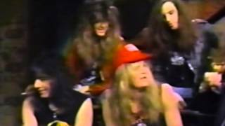 MTV&#39;s Headbangers Ball - Ace Frehley &amp; Skid Row Interview - Cold Gin