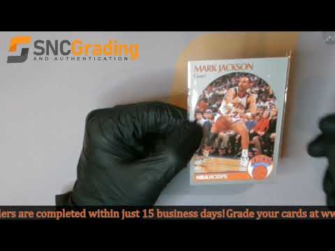 SNC Grading: 1990 NBA Hoops Mark Jackson #205 Card Review (1614274259870)