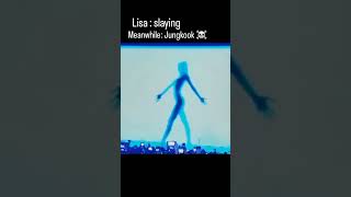 Meanwhile: Jungkook💀||no shipping||...#edited video#bts#army#jk#jungkook #blackpink #lisa#blink