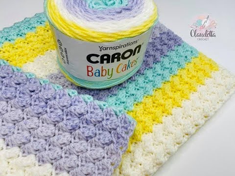 EASY BABY BLANKET CROCHET / Mini Bobble Pattern