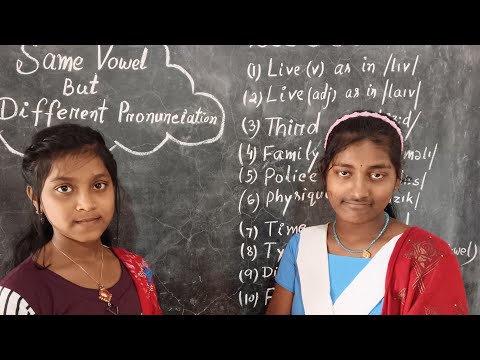 // Same Vowel "I", But Different Pronunciation //By Sonali// Analia Nodal @ajaykumardasmohapatra