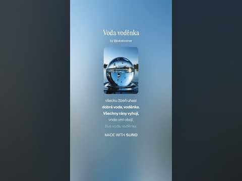 Voda voděnka (J.Žáček, music P.Kostner)