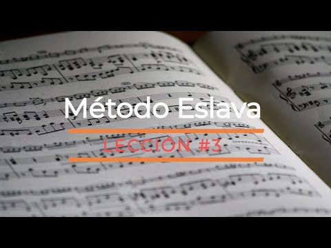 Lenguaje musical/Método Eslava - Lección #3