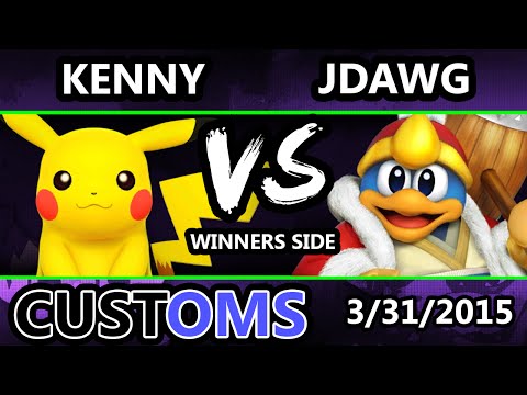 S@X Customs - Kenny (Pikachu) Vs. Jdawg (DeDeDe) SSB4 Tournament - Smash Wii U - smash 4