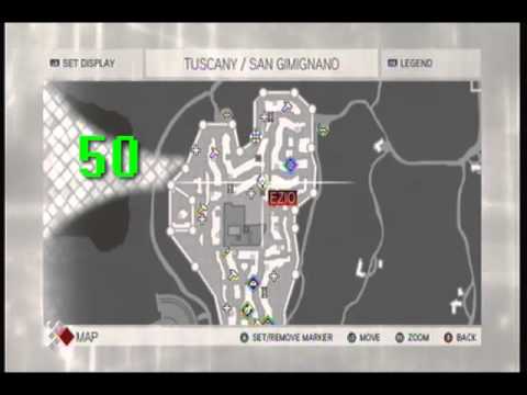 Assasin's Creed II - Feathers in Tuscany Location Guide [44 to 54] - #92