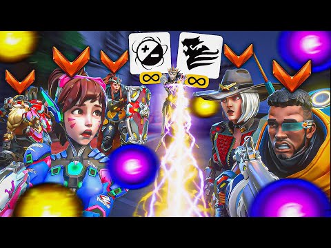 1 MOIRA with INFINITE ABILITIES vs 5 Bronze Players - Who wins?! (Overwatch 2)