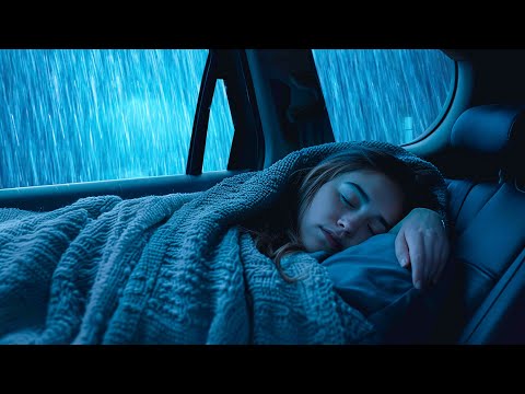 Verabschiede Dich von Schlaflosigkeit in 3 Minuten mit Prasselndem Regen &Lautem Donner auf dem Auto
