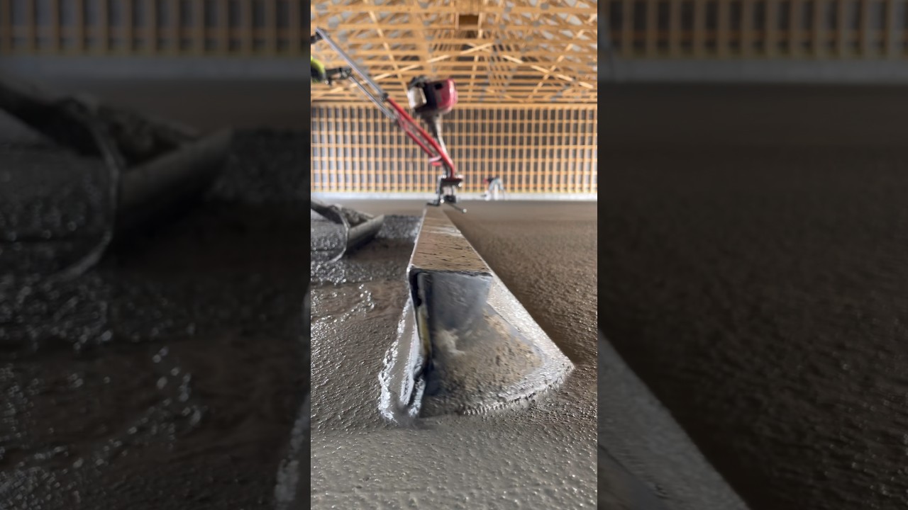 The Guys Put Down 87 Yards Of Concrete This Morning