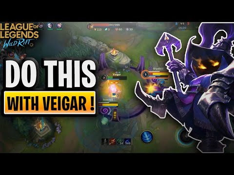 VEIGAR WILD RIFT GUIDE - ONLY 1% VEIGAR USERS KNOW THESE TRICKS ! ( PATCH 2.5 )