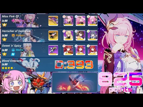 [Honkai Impact 3 SEA] EX Abyss RL (D393) - Shadow Knight (825 pts) MPE(SS1) HS(S0) SNS(S) BE 4*