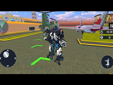 Construction Vehicles Robot Transform Truck Transport Game - Android Gameplay