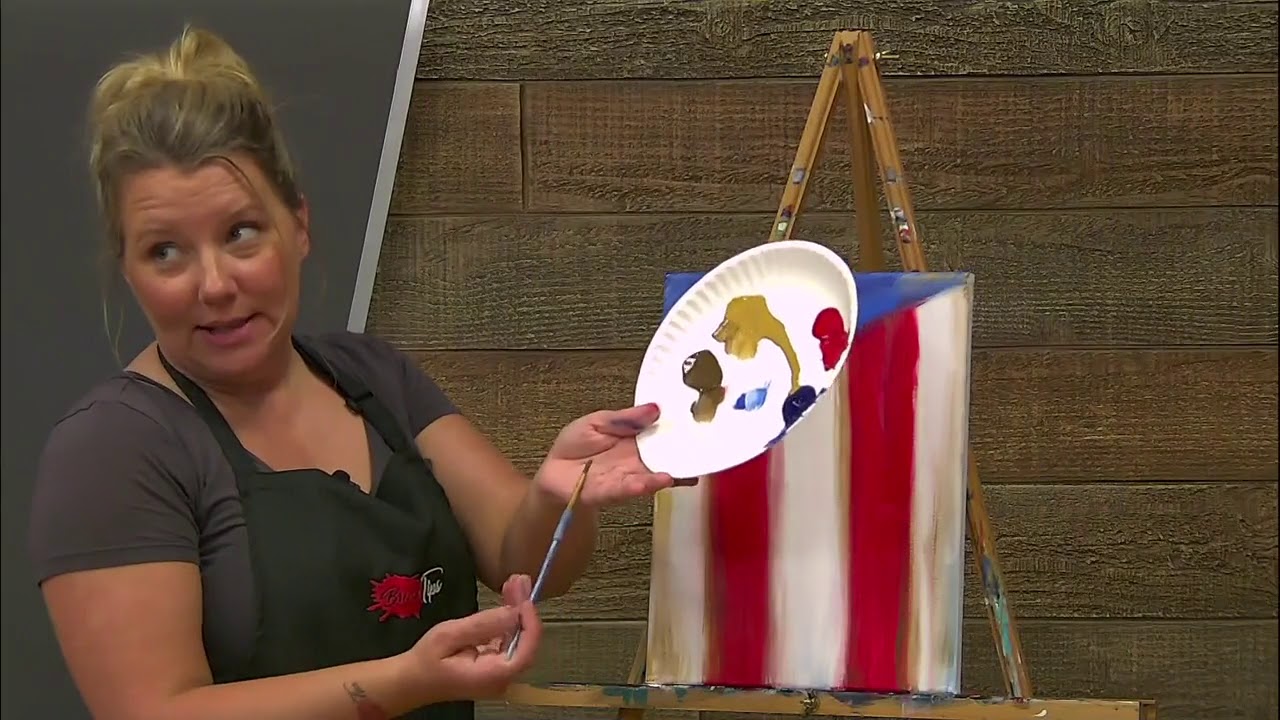 Brush Tips With Cheri American Flag