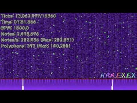 [Black MIDI] Cvfaf V4 - When NUT midis have Songs -  17.56 Mil