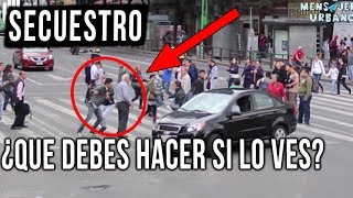 Así reaccionó la gente ante un secuestro en  Mexico// experimento social // Mensajeros urbanos