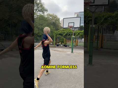 How to do Formless shot Aomine Daiki 🏀#kurokonobasket #kuroko #basketball #aomine #anime #cosplayer