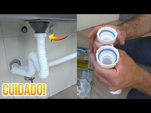 COMO INSTALAR SIFÃO DE PIA DE COZINHA (Passo a Passo)
