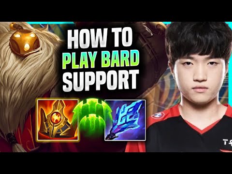 LEARN HOW TO PLAY BARD SUPPORT LIKE A PRO! - T1 Keria Plays Bard Support vs Rakan! | Season 2022