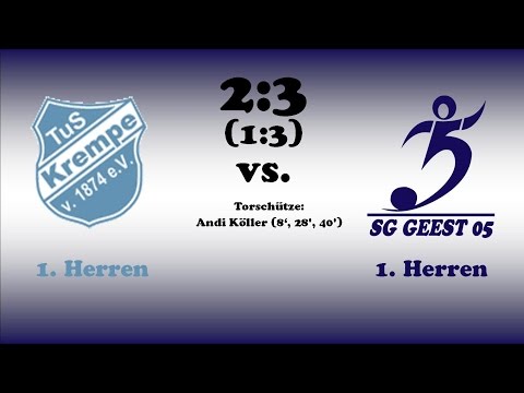 Highlights TuS Krepme vs. SG Geest 05 - 28.05.2016