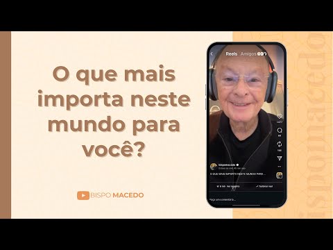 O que mais importa neste mundo para você? - Meditação Matinal 04/11/25