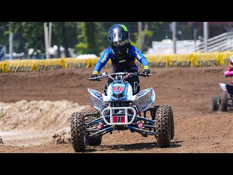 Stiles West shredding his E-Racing 90 Mod at Loretta Lynn's!