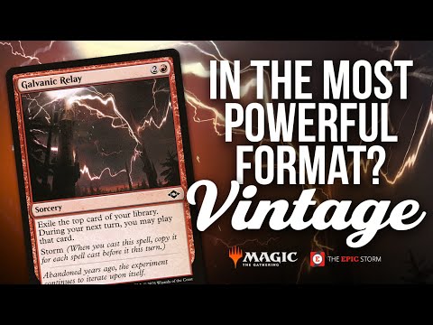 Galvanic Relay in the most powerful format? MTG Vintage Paradoxical Outcome | Magic: The Gathering
