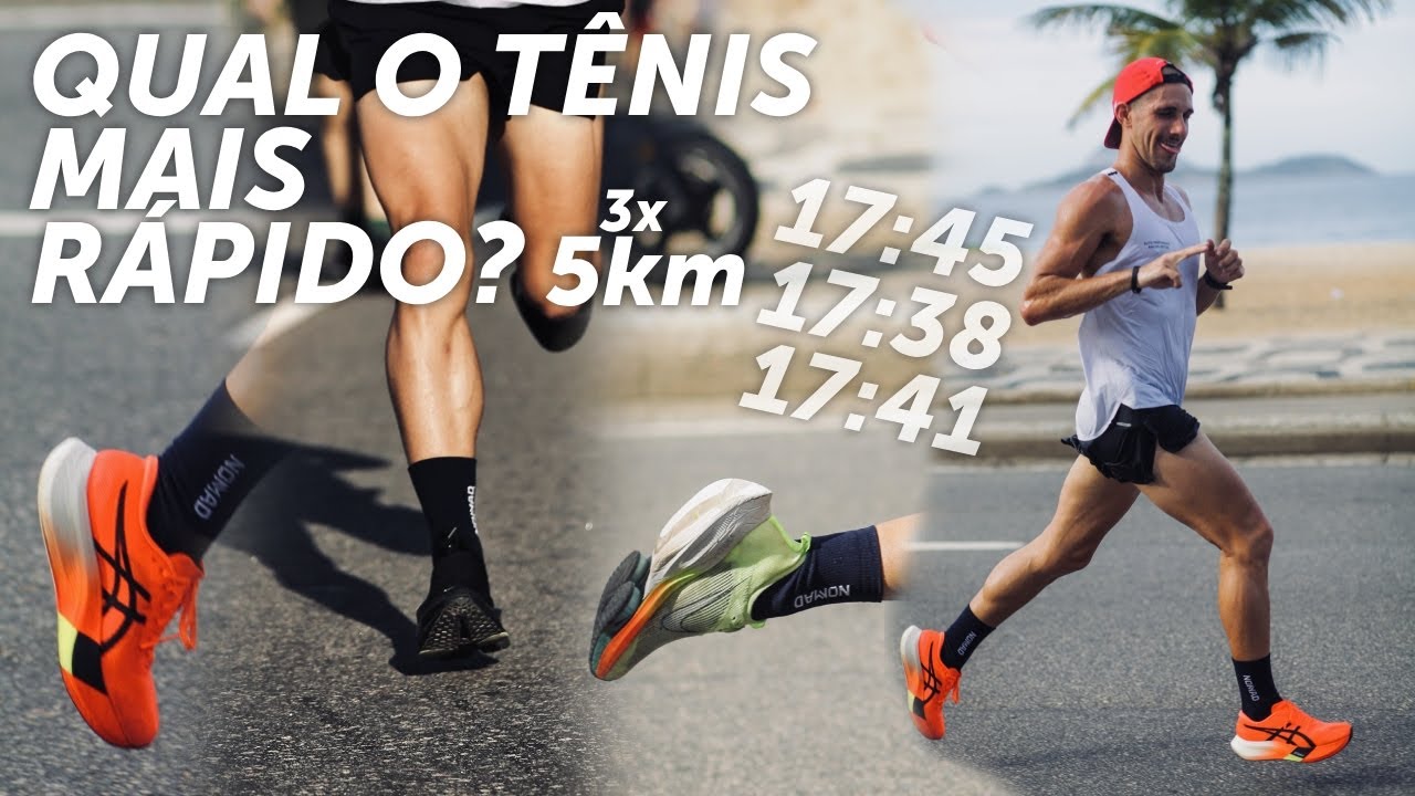 QUAL TÊNIS MAIS RÁPIDO? 3x5KM RITMO DE MEIA -  POA 2:45 #13