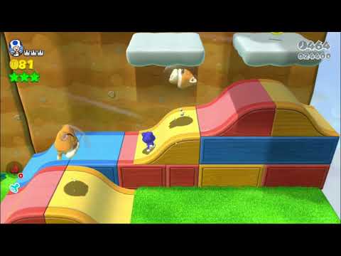 Super Mario 3D World (Switch) 1-3 100% Speedrun - Time: 69 (Former WR)