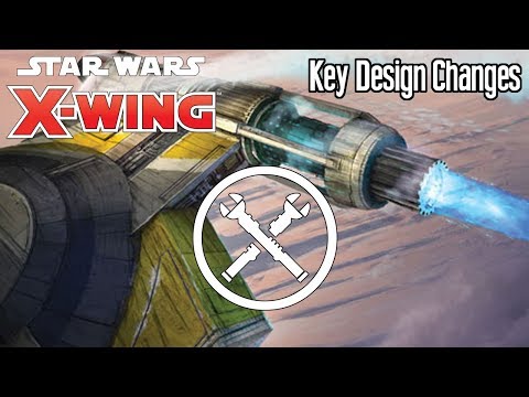 X-wing Second Edition Key Design Changes - Modifications