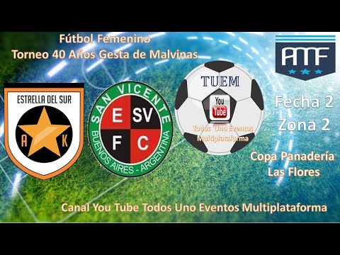 Estrella del Sur vs. Empalme San Vicente FC – Fútbol Femenino  -Zona 2 Asoc. Metropolitana de Fútbol