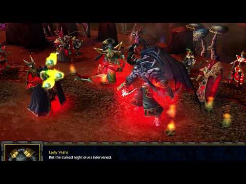 Warcraft III: Frozen Throne Curse of the Blood Elves Alliance Interlude: Illidan's Task