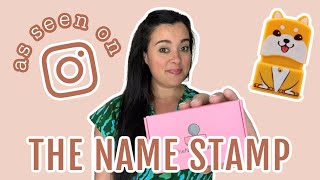 As Seen On Instagram  |  Sewing Product Review  |  The Name Stamp