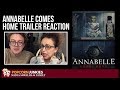 Annabelle Comes Home (Official Trailer #1) - Nadia Sawalha & The Popcorn Junkies Family Reaction