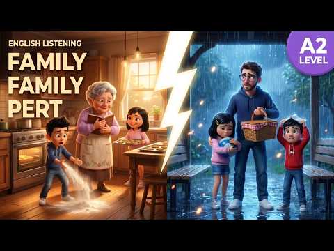 The Family Weekend Challenge | English Listening Story Compilation for Beginners (A1–A2 Level)