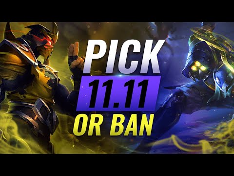 OP PICK or BAN: BEST Builds & Picks For EVERY Role - League of Legends Patch 11.11