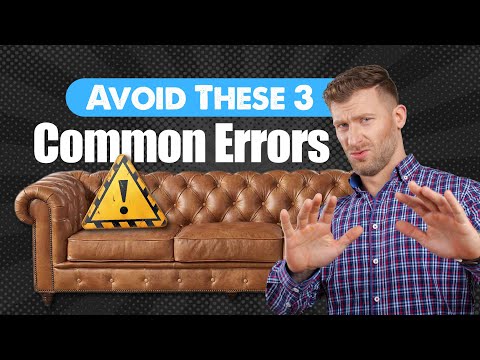 Mistakes When Buying a Chesterfield Leather Sofa
