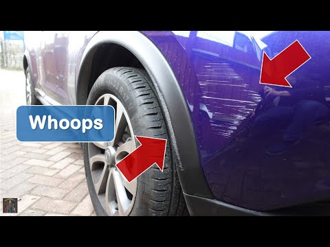 Bumper Scuff & Plastic Trim Repair (without Paint)