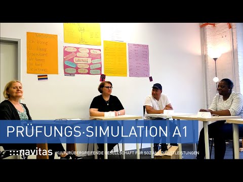 Oral German A1 exam: Exam simulation